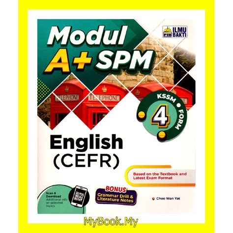 Myb Buku Latihan Modul A Spm Kssm Tingkatan English Cefr Ilmu