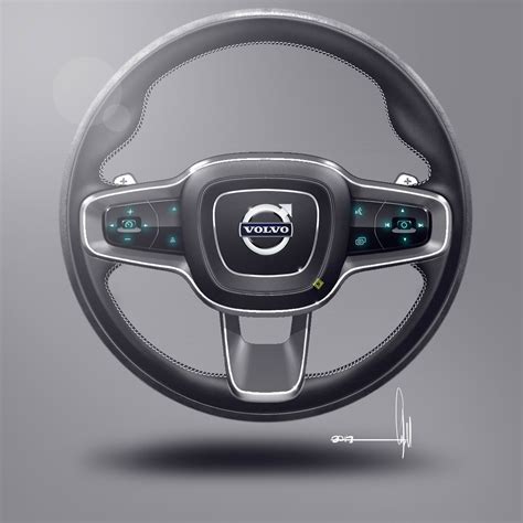 Volvo Concept Coupe Interior Steering Wheel Design Sketch Car Body Design