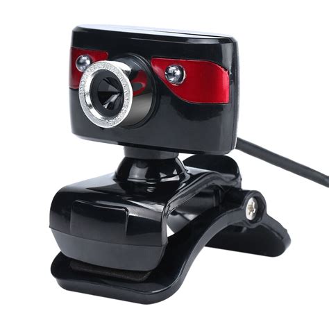 A USB Megapixel Computer Webcam Camera Rotatable Web Cam With Mic Support Night Vision