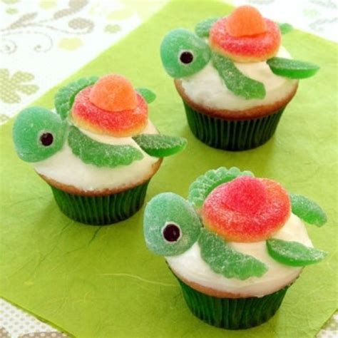 Turtle Cupcakes Disney Baking Cupcake Cakes Turtle Cupcakes