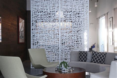 Room dividers are practical for helping define space in open floor plans, but they have to look nice, too. Room divider, decorative screen with cable suspension ...