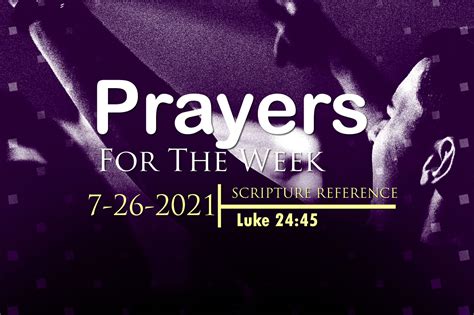 Prayers For The Week 7 26 2021 Mountain Of Fire And Miracles