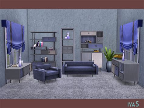 The Sims Resource Retro Livingroom By Soloriya • Sims 4 Downloads