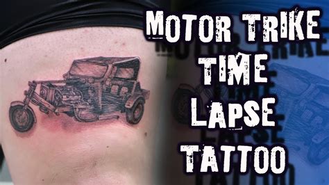 Motorcycle Trike Tattoo Timelapse Youtube