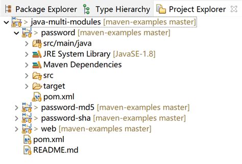 Display Nested Hierarchical Java Project Issue Microsoft