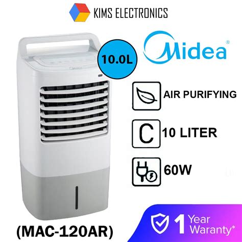Kims Electronics Midea 10 Liter Air Cooler Mac 120ar Shopee Malaysia