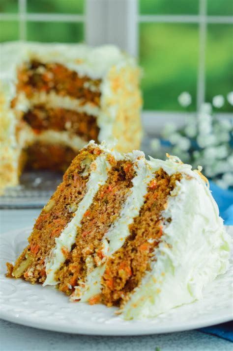 Deluxe Carrot Cake With Coconut Cream Cheese Frosting Home In The