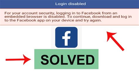 Fix For Your Account Security Logging Into Facebook From An Embedded