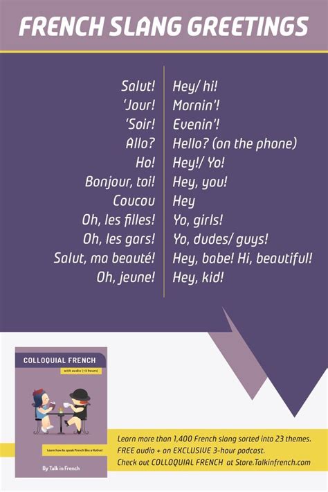 To Learn French Buy French Slang Phrases Book Talk In French Store