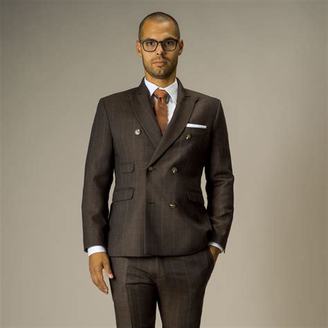 Two Piece Suit With Double Breasted Suit Jacket Tailor Store®