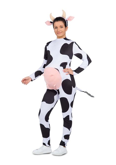 Womens Maternity Cow Halloween Costume Maternity Costume