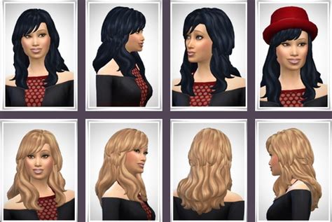 Birksches Sims Blog Mya Hair Sims 4 Hairs