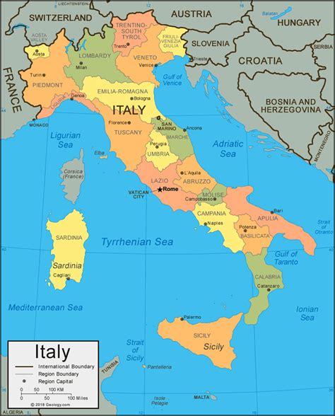 Map Of Italy With All Cities And Towns Map Of Spain Andalucia
