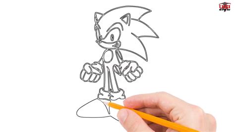 Step by step drawing lessons. How to draw sonic the hedgehog step by step > ALQURUMRESORT.COM