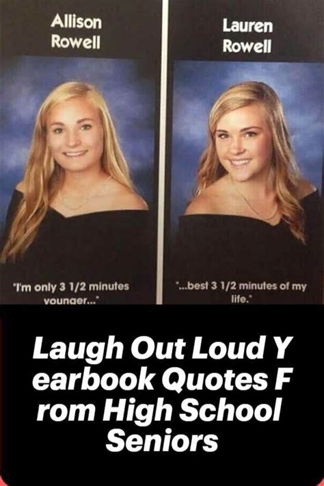 laugh out loud yearbook quotes from high school seniors artofit