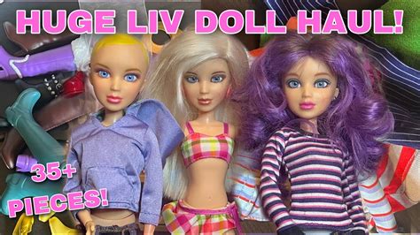 Huge Liv Doll Haul Unboxing This Ebay Lot With 35 Pieces Youtube