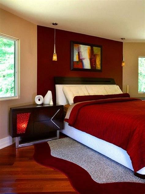 25 Red Bedroom Design Ideas Contemporary Bedroom