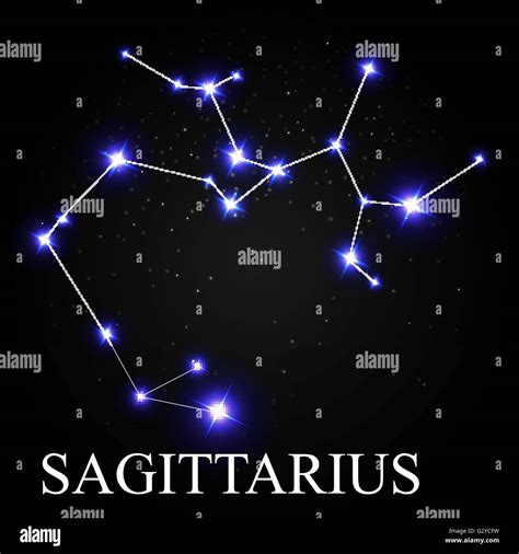 Sagittarius Zodiac Sign On Fire Stock Vector Images Alamy
