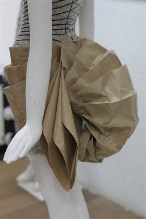 Paper Dress Paper Fashion Structured Fashion