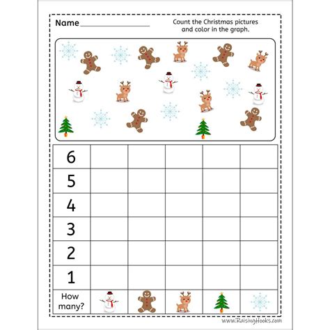 Christmas Graph Worksheet Raising Hooks