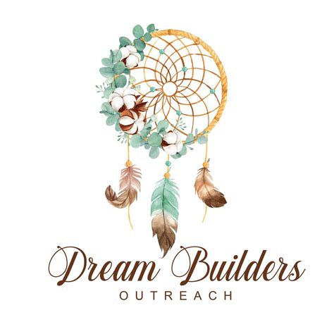 Dream Catcher Watercolor Logo Modern Boho Logo Etsy Shop Etsy