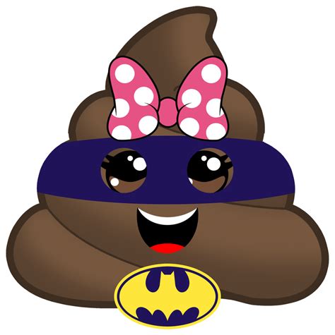 Download Bat Poop Emoji Cartoon Transparent Png Download Seekpng