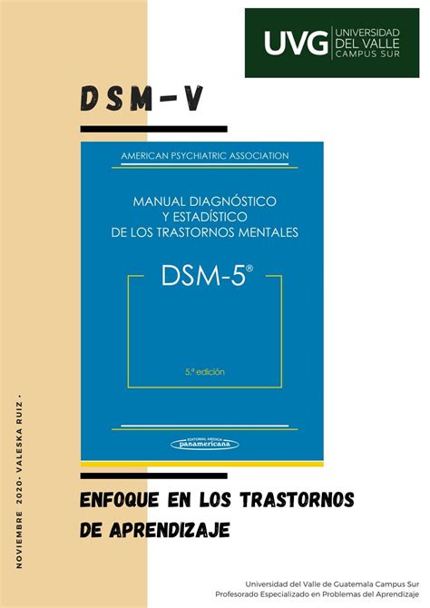 DSM V Enfoque En Los Trastornos Del Aprendizaje Valeska Ruiz By Valeska Ruiz Issuu