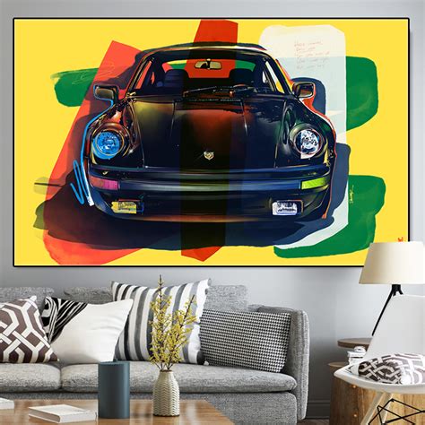 Porsche Wall Art Painting Canvas Prints Kigrumi
