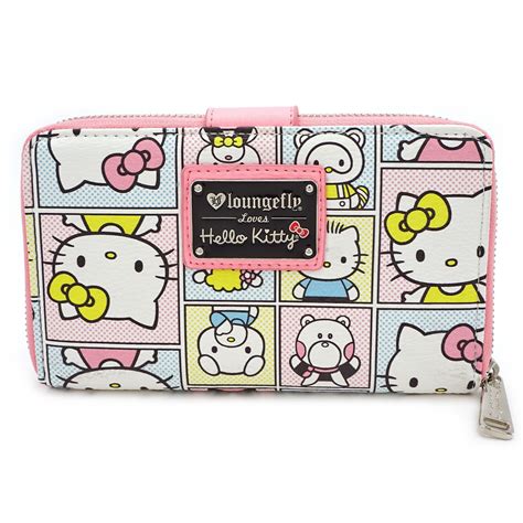 Loungefly Hello Kitty Characters Zip Around Wallet Womens At