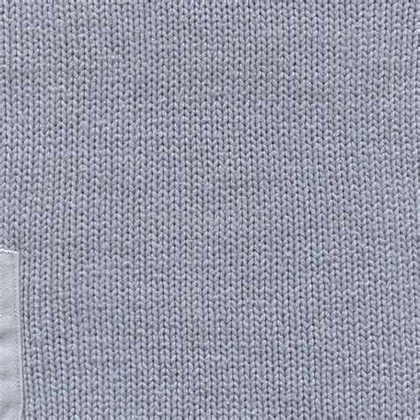 Handmade Knitted Fabric Blue Wool Background Texture Stock Image