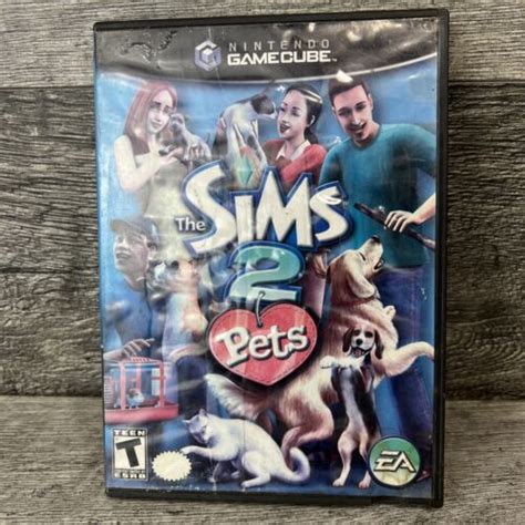Nintendo Gamecube Gc The Sims 2 Pets Case And Game And Manual 14633152449