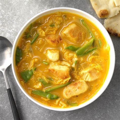 Spicy Thai Coconut Chicken Soup Recipe Taste Of Home