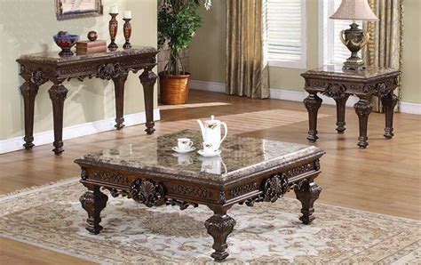 Large Traditional Coffee Tables Decoration Examples