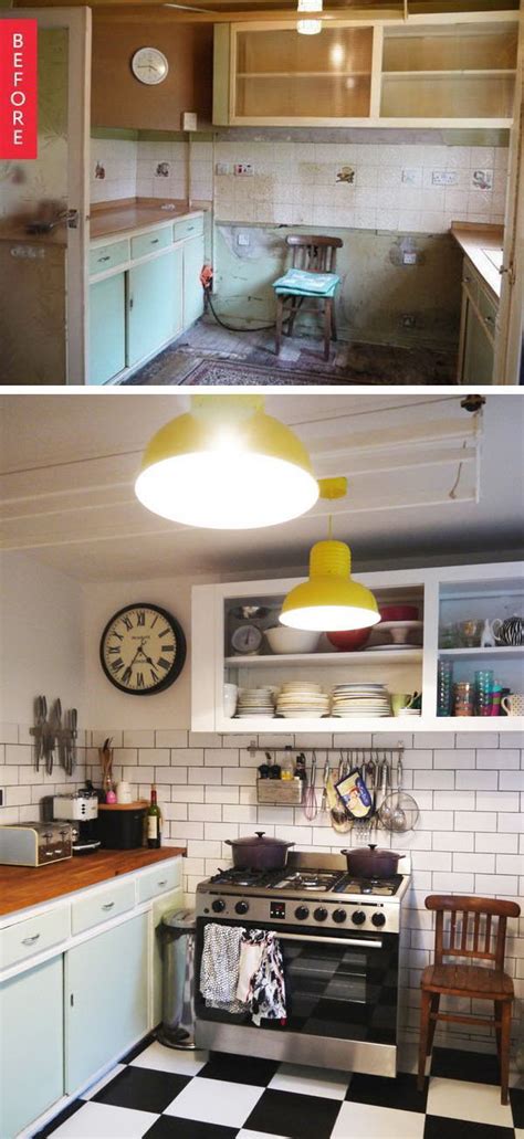 Before And After 25 Budget Friendly Kitchen Makeover Ideas Hative