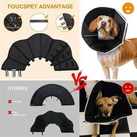 Soft Pet Dog Cone Collar Comfy Pet Recovery E Collar For After Surgery