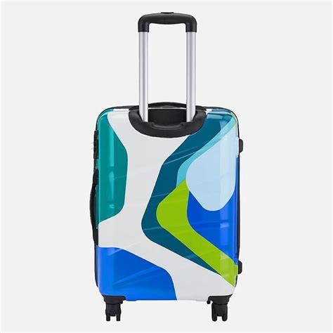 4 wheel multicolor safari chroma plus hard luggage for travelling size 55 x 40 x 25 cm