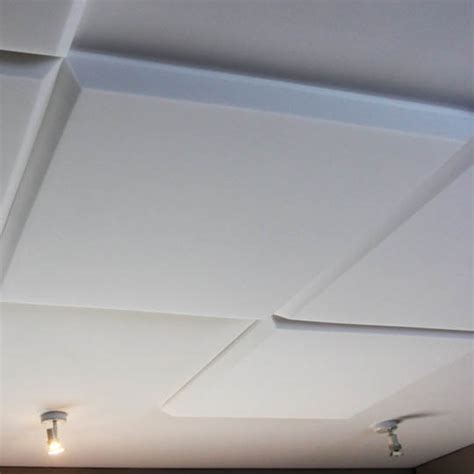 How to mount by yourself stylish decor for ceiling made of foam practical panels for foam ceiling White Acoustic Ceiling Panel MP700/40