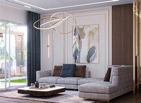 Modern Living Room Design Behance