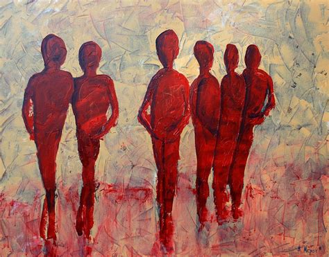 Humans Painting By Andrea Meyer
