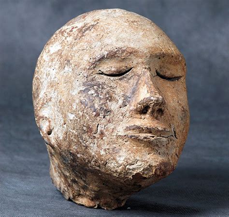 Mystery Of Unique 2100 Year Old Human Clay Head With A Rams Skull