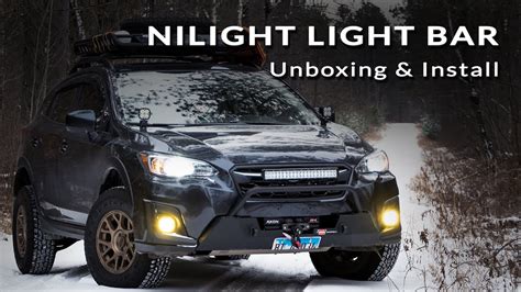 Nilight Light Bar Unboxing Install And Review Youtube