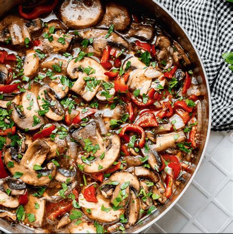 Italian Sauteed Mushrooms Recipe - Oh Sweet Basil
