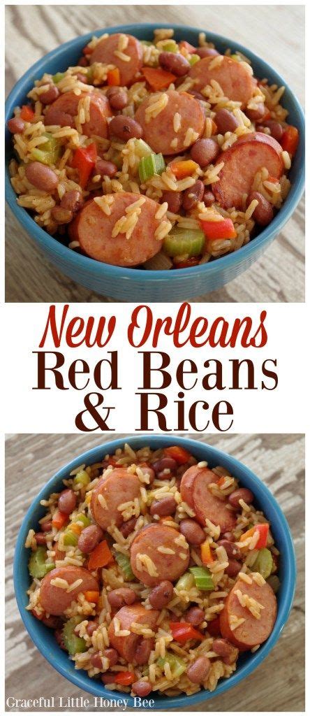 Ham bones or hocks 1 clove garlic, finely chopped 1 med. New Orleans Red Beans & Rice | Recipe | Easy rice recipes ...