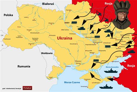 To jest cyfrowo odrestaurowanej wydruku kopii mapy z 1868 roku. Wojna na Ukrainie wybuchnie na wiosnę. Rosja mobilizuje ...