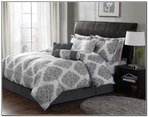 Grey White Bedding Sets Beds Home Design Ideas