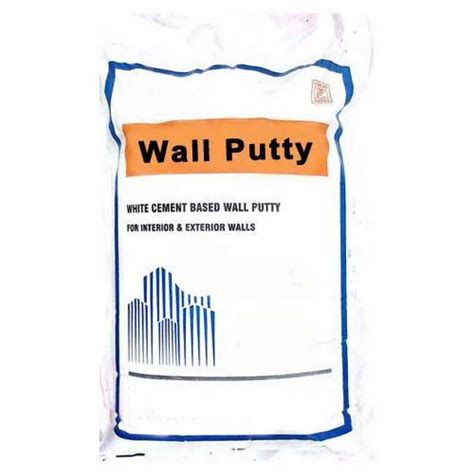 Build Rock White Cement Based Wall Putty 20 Kg At Rs 320bag Cement