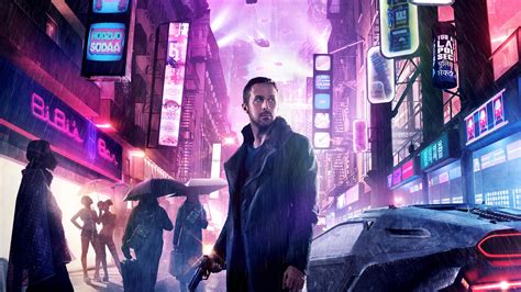 Ryan Gosling Movies Neon Officer K Blade Runner Blade Runner 2049 1080p Futuristic Hd