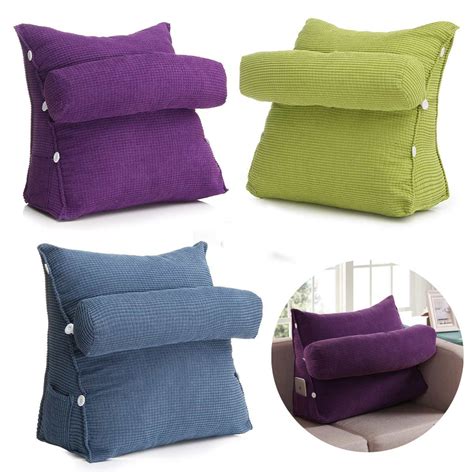 Check spelling or type a new query. Lounger Bed Reading Rest Back Pillow Triangle Sofa Cushion ...