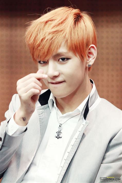 Bts V Cute Images Bts Vs Cute Hack For Covering Up His Blemish