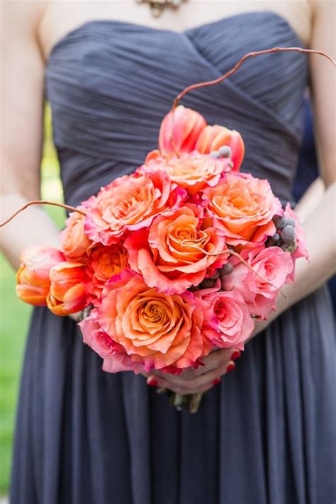 30 Bright And Beautiful Bouquets For The Bold Bride Coral Wedding